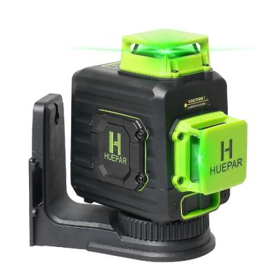 China Huepar 2 x 360 Cross Line Laser Level Self-Leveling Green Beam Li-ion Battery with Type-C Charging Left and Hard Carry Case 28.5x20.5x12 for sale