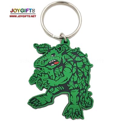 China Promotional Gifts Custom PVC Rubber Key Chain 3D Plastic Key Chain PVC Soft Key Chain for sale