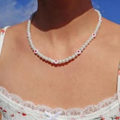 China TRENDY Flowers Pearl Natural Freshwater Pearls Women Adjustable Necklaces for sale