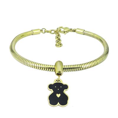 China Cute Classic Hot Sale DIY Adjustable Bangle Stainless Steel Custom Bangle Bracelet for sale