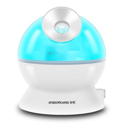 China Mango Shape Facial Steamers Temperature Control Facial Steamer Home Portable Nano Jet Facial Steamer Oval Mango Shape Deep Cleansing Steamer for sale