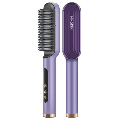 China KSKIN Outdoor Professional 6 Speed ​​Regulation Ionic Brush Anti Scald Static Hair Straightener for sale