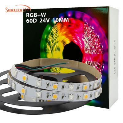 China 2020 Residential New Hot Flexible Led Strip Light 5050 Rgb+w 5m Led Strip Light 60leds/M 24v for sale