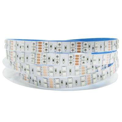 China Residential DC 12V 24V Waterproof Smart 120LEDS/M Rgb 5050 Dimmable Color Rope Strip Light Outdoor Waterproof for sale