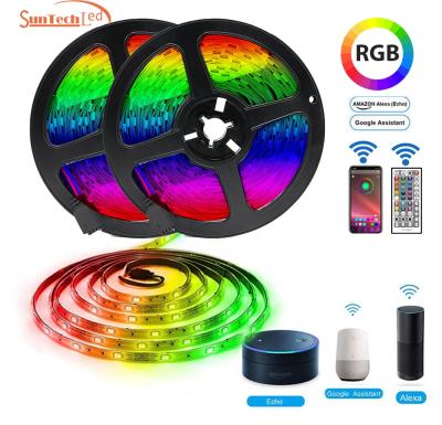 China New Residential Popular Hot Lighting Decoration Led Strip Light 5050 RGB Flexible Strip Kit 12v 30leds/M for sale