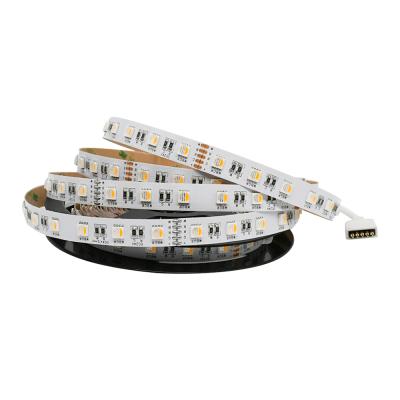 China 19.2W Residential Popular Outdoor Decorative Waterproof Lighting Dmx 60leds Rgbw 5M 5050 Ip68 Led Strip Rgbw for sale