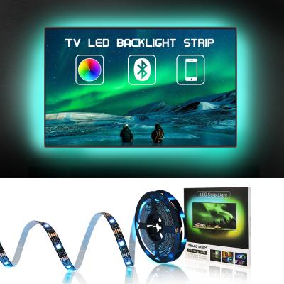 China SunTechLed Residential TV LED Backlights 16.5FT App Control Lights DIY Mode USB TV LED Light Strip For 40-60 Inch TV Computer Monitor for sale