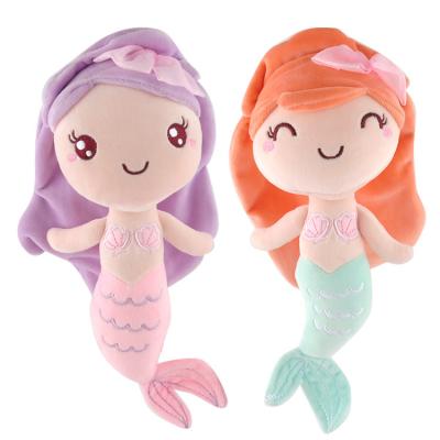 China Factory direct mermaid princess long hair oceanarium toy mermaid colorful soft plush toys funny stuffed doll stuffed toys cute mermaid p for sale