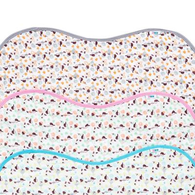 China Customized Designs Best Price Premium Sublimation Baby Organic Cotton Plain Burp Fabric for sale