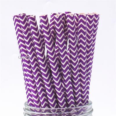 China 25Pcs/pack Paper Tableware Christmas Party Supplies Paper Straws Christmas Decorations For Home Paper Straws Wedding Decoration for sale