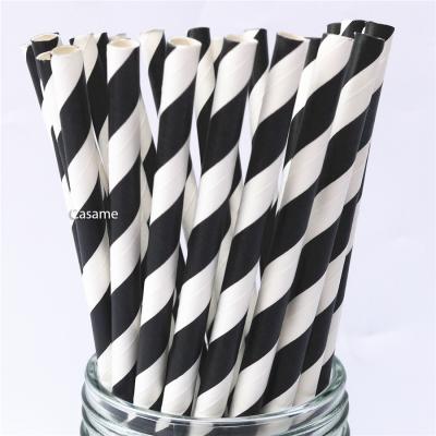 China Disposable Drinking Straws Tableware Birthday Wedding Bar Decor Party Favor Paper Straws Paper Straws DIY for sale