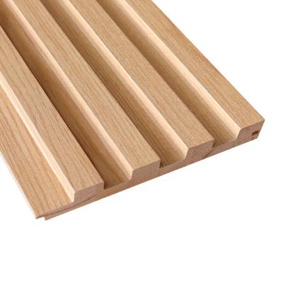 China Modern Pine Solid Wood 3D Wall Panels Solid Wood Fluted Wall Panel Building Boards for sale