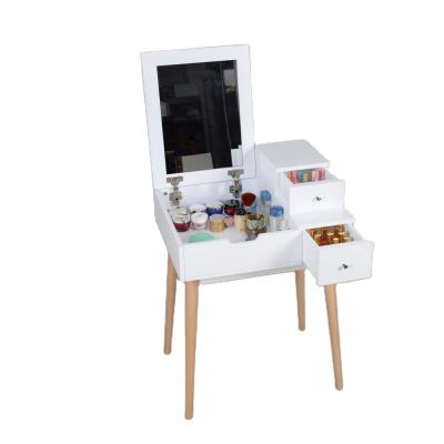 China (Other) perfect quality adjustable dressing table design with removable drawer in solid wood furniture for sale