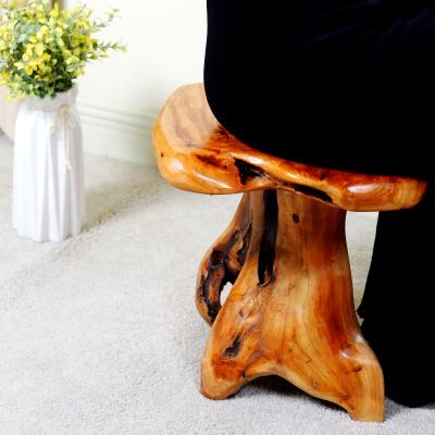 China Retro Irregular Original Garden Stool Bathroom Stool Factory Eco-Friendly Stool for sale