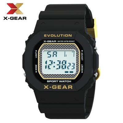 China X-GEAR Alarm Digital Watch Relojes Digital Sports Water Proof Wrist Watch for sale