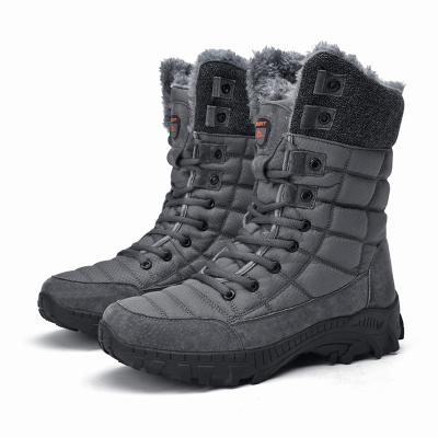 China Fashion Trend Plus Size Snow Boots Winter Man Fashionable Casual Shoes High Top Fur Warm Men New Outdoor Shoes Boots Snow Hunting Boots for sale