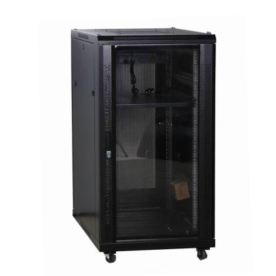 China Single section 4U-18U wall mounted cabinet rack 19 inch cold steel+telecommunications network cabinet for sale