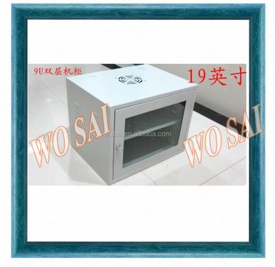 China SPCC Cold Rolled Steel 9U 600*550mm Wall Mount Cabinets for sale