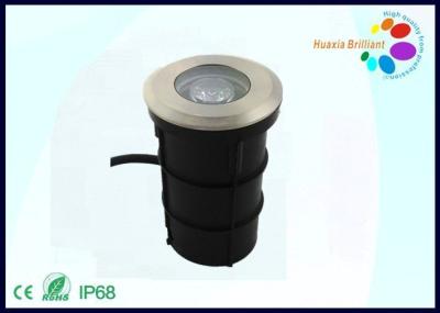 Cina 12V Edison 1W/3W LED Inground accende il CE/ROHS di illuminazione di RGB con acciaio inossidabile 304 in vendita