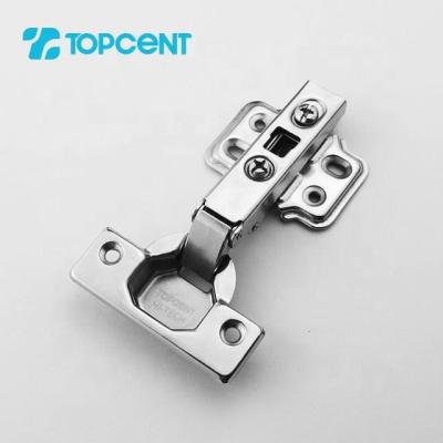 China Topcent Modern Cheap Cup Clip On Hinge Hydraulic Soft Narrow Cabinet Fit Hinge For Kitchen Hardware for sale