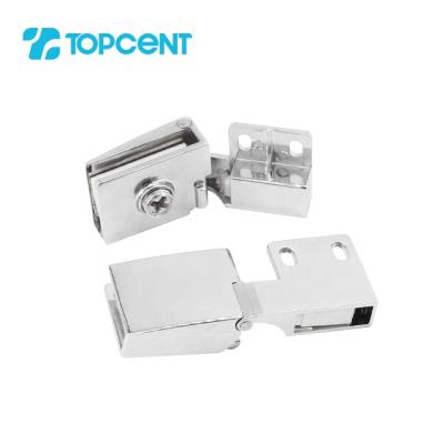 China Modern Good Quality Zinc Alloy Small Bathroom Shower Wall Door Topcent Glass Hinge for sale