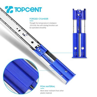 China Topcent Modern Cabinet Furniture Hardware Soft Closing Drawer Channel for sale