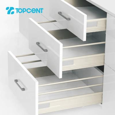 China Modern Tandem SL.7660 Double Wall Drawer System Box Soft Closed Slim Slide for sale