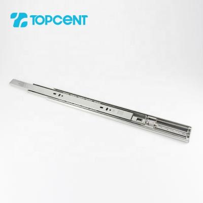 China Topcent modern automatic automatic table push to open open touch cabinet drawer slide for sale