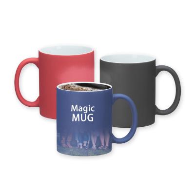 China Viable Custom Magic Mugs 11oz / 320ml Color Change Sublimation Magic Mugs for sale