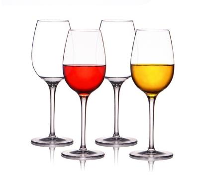 China 350ml / 12oz Plastic Stemmed Wine Glass Hard Plastic Stemmed Red Wine Glass Plastic Wine Glass for sale