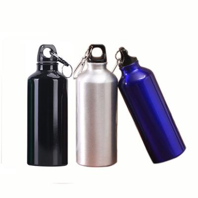 China Custom Stocked Multiple Color 500ml Silkscreen Wholesale UV Printing Aluminum Water Bottle for sale