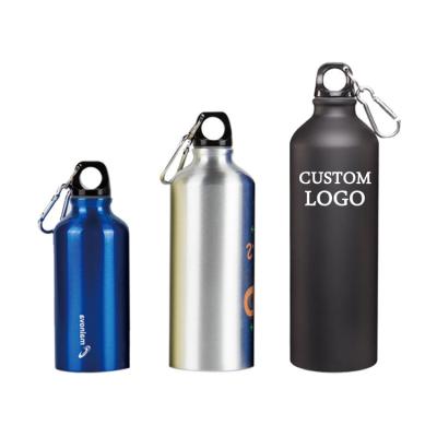 China Sustainable Customized Logo Printing Metal Sports Water Bottle 500ml / 750ml for sale