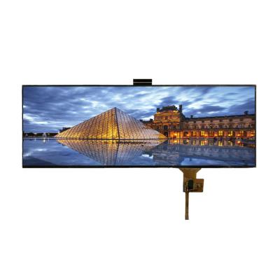 China OEM 8 Inch Resolution 1600x480 Nits LVDS TFT Bar LCD Display Screen With 8 Inch PCT Industrial for sale