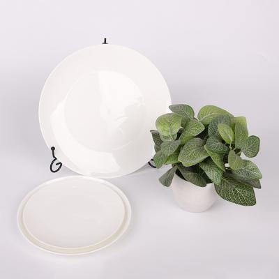 China Viable Wholesale High Quality Luxury Dish 7 Inch Ceramic Dinnerware Porcelain Dinnerware Set For Dining Room for sale