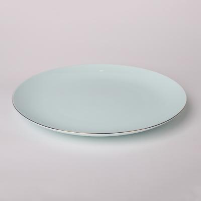 China Viable Wholesale Restaurant Dinnerware Ceramic Dishes Plates Dinnerware Porcelain Dinnerware Ceramic Dinner Plate for sale