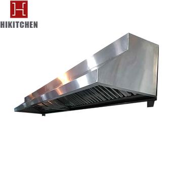 China Binzhou Commercial HiKitchen Customized Stainless Steel Range 48inch Exhaust Fan for sale