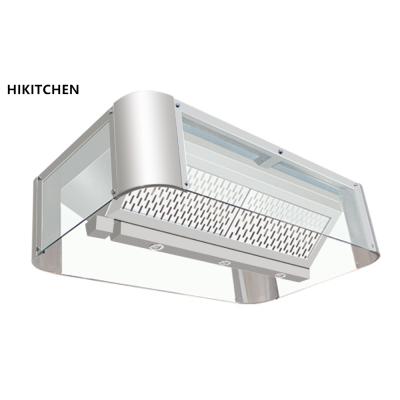 China High End Commercial Stainless Steel Commercial Kitchen Industrial Range Hood For Restaurant / Hotel for sale