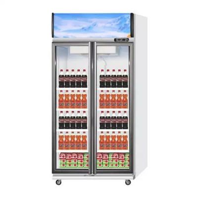 China New Low Price High Quality Single-temperature Upright Freezer Door Refrigeration Hardware Freezer China Factory Glass Display for sale