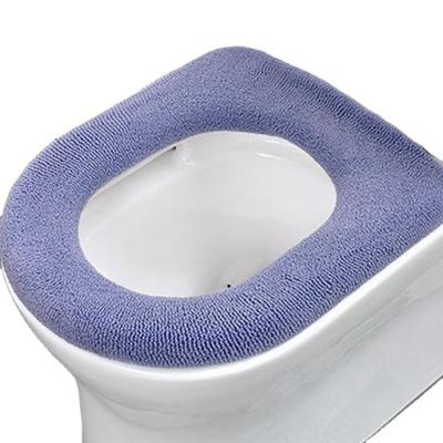 China Hot Selling Disposable Toilet Seat Cushion Toilet Seat Ring Items Knitted Portable Sanitary Toilet Seat Cover for sale