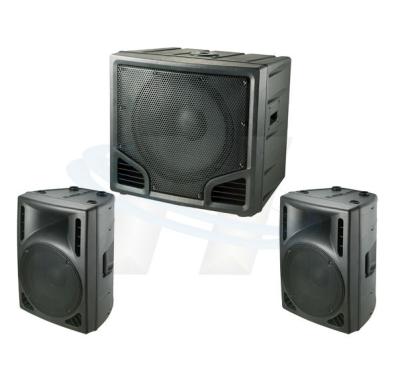 China 18 inch plastic Subwoofer + 2x 12 inch speaker for sale