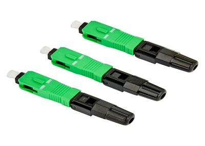 China SC APC Type Optical Quick Assembly Connector For FTTH Fast Connector for sale