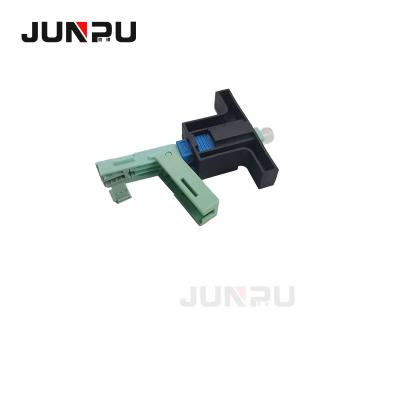 China SC UPC Blue Single Mode Fiber Optic Cable Connector Types Quick Assembly For FTTH for sale