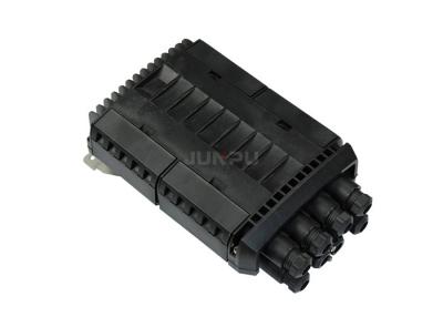 China Wall Mounted Optical Fiber Cable Joint Closure 144 Core 4 In 24 Out IP68 FTTH Box for sale