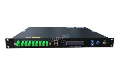 China Network Catv EDFA Optical Amplifier 1550nm 8 Ports 18dbm SC APC 1U for sale