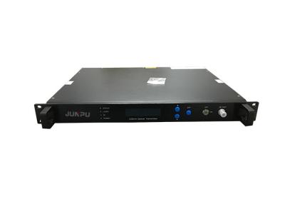 China gab externer Catv Faser-Optikübermittler 2 1550nm pro Hafen 7dbm mit SNMP aus zu verkaufen