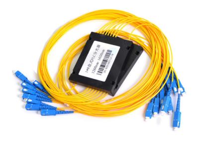 China SC APC  1x16 Plc Splitter, 1x8 fiber optic plc splitter, fiber plc splitter for sale