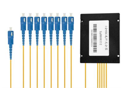 중국 1x8 Plc 섬유 광학 분배기, 플러그 접속식 섬유 광학 분배기, 섬유 옵틱 케이블 판매용