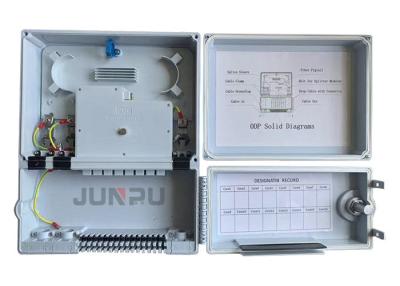 China 16 Outputs Outdoor Fiber Optic Termination Box , Telecommunication Distribution Box for sale