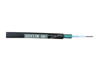 China Durable GYXTZW Outdoor Fiber Optic Patch Cable F8 8 Core Singlemode G.652D for sale