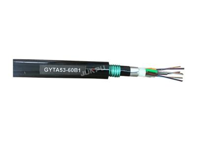 China Gyta53 Underground 12 Core Outdoor Fiber Optic Cable Single Mode In 2km Roll for sale